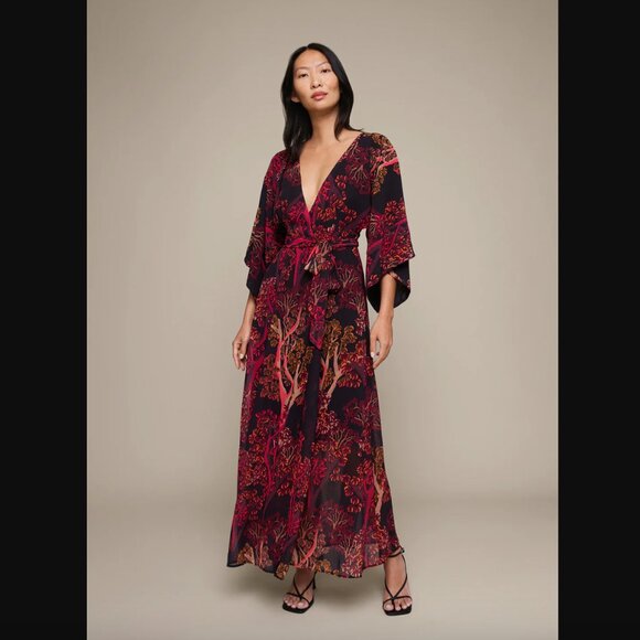 Mixed by Nasrin Forest Maxi Dress XS - Picture 1 of 10